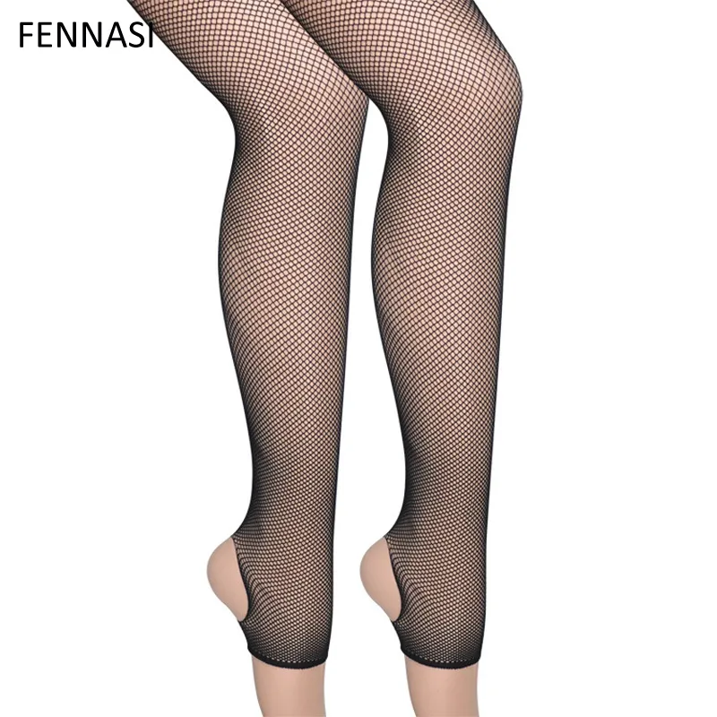 Stirrup online fishnet tights