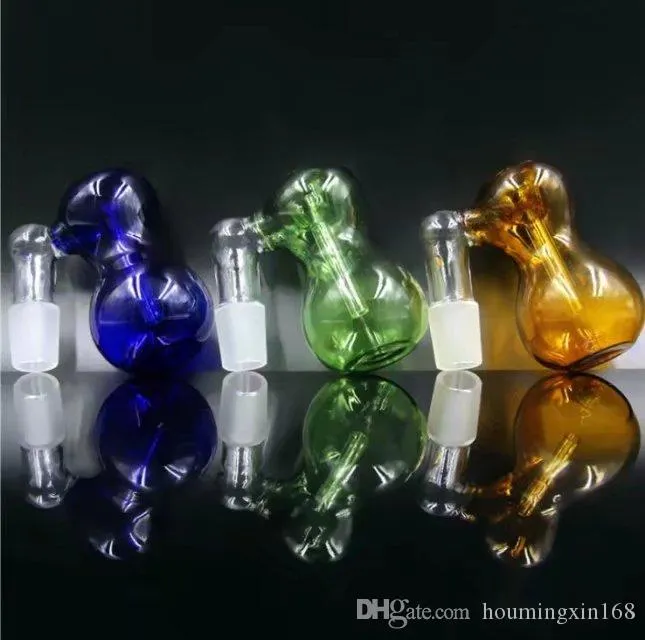 Vaso esterno in zucca colorata, bong in vetro all'ingrosso, narghilè in vetro, accessori per tubi da fumo