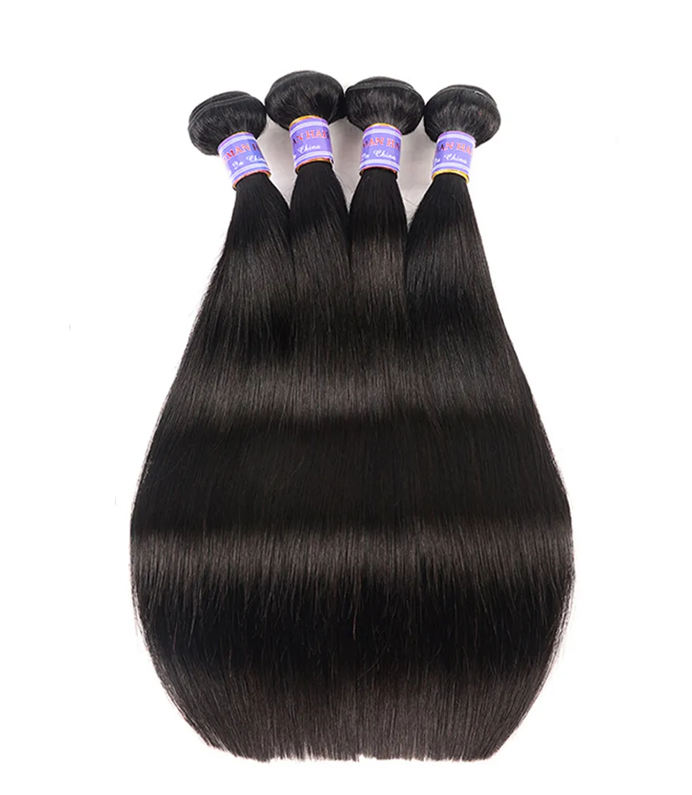 Dhgate Cuticle Aligned Virgin Human Hair Bundles 3 Bundles Double Trame Remy Human Hair Weave Haute Qualité 100g / bundles 8-28inch DHL Gratuit