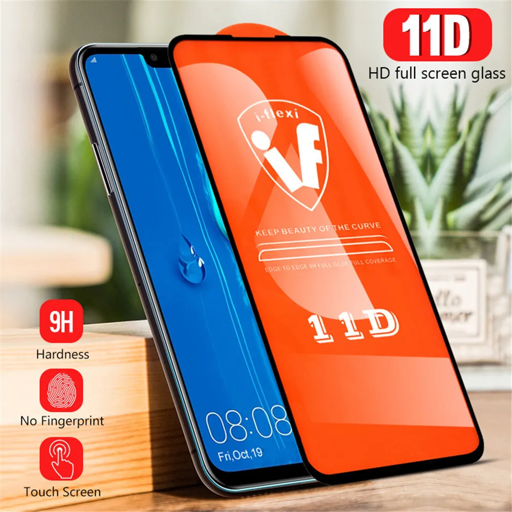 11D Full Cover Glue Tempered Glass For Huawei Mate 30 Lite P30 lite Y9 Prime 2019 Psmart 2019 Y7 Prime 2019 Honor 20 Pro Screen Protector