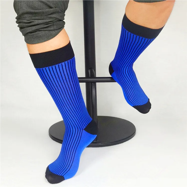 batik fashion dress Love Sock Company Men's Athens Gift Bundle Socks, 5-Pack - Navy main image 0