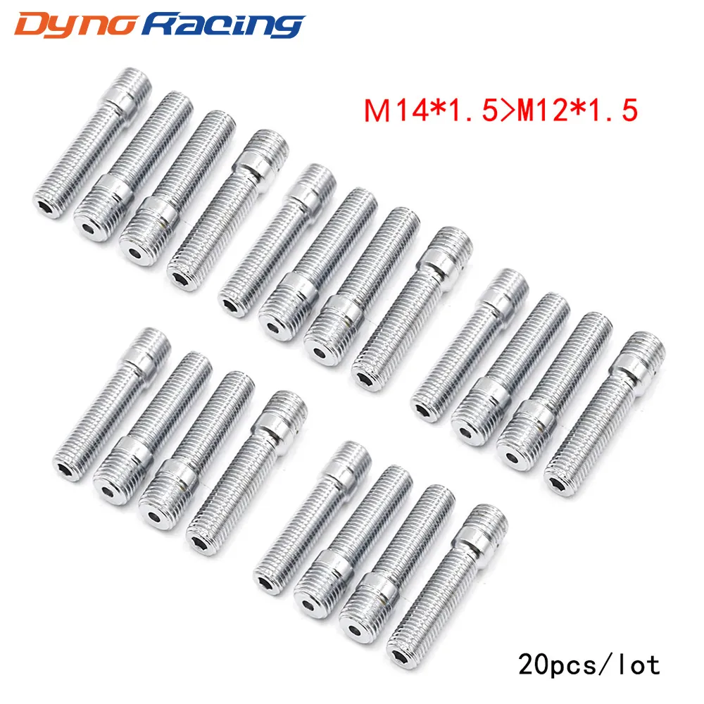 M14x1.5 TO M12x1.5 New Racing Car Wheel Stud Conversion Tall Lug Bolts