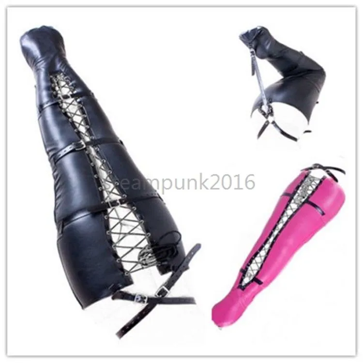 Bondage jambe liant momie sac sirène corps harnais retenue Roleplay lier ceinture # R45