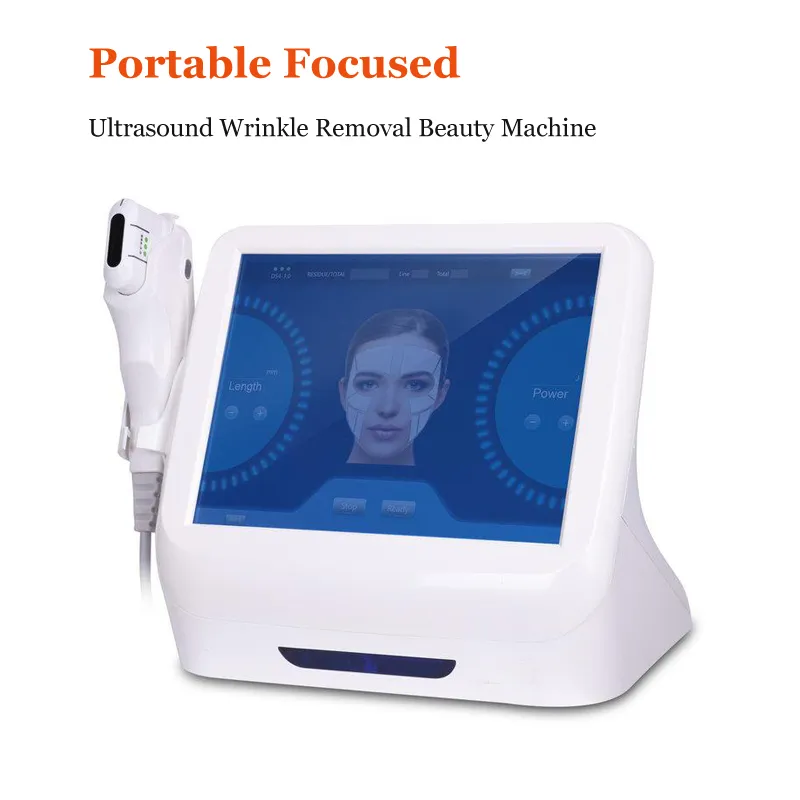 Machine portable hifu hifu amincissant pour la beauté du visage et du corps machine hifu liposonix machine laser anti-âge non invasive