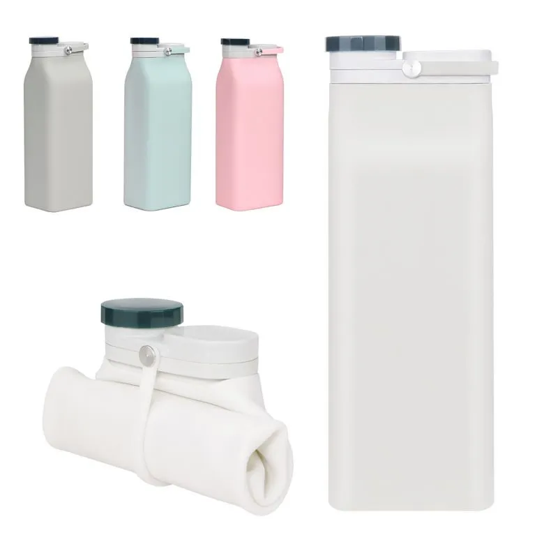 Collapsible Silicone Water Bottle-Collapsible Silicone Water