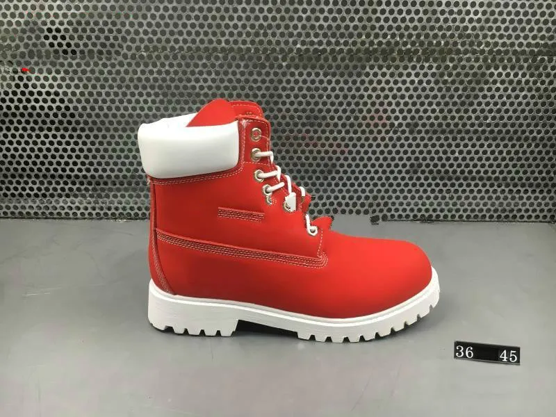 Hot Sale-Lederen Laarzen Mannen Vrouwen Martin Laarzen Loopschoen voor Mannen Sneakers bruine enkellaarsjes snowboot western cowboylaars Maat 36-46 vs