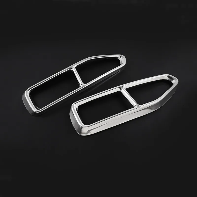 Automobili in Acciaio Inox Coda Gola Cornice Decorazione Adesivi Trim per BMW Serie 7 G11 G12 2020 Tubo di Scarico Accessori196Z