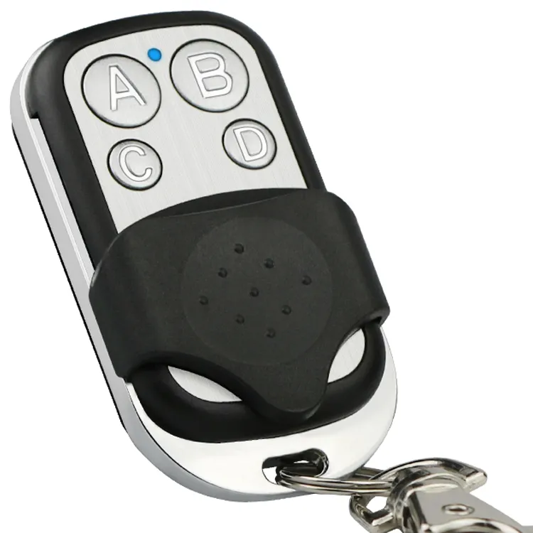 Telecomando Universale Yisentno 433,92 MHz Per Cancelli E Garage – Autoapprendimento A Lungo Raggio, Nero/Argento