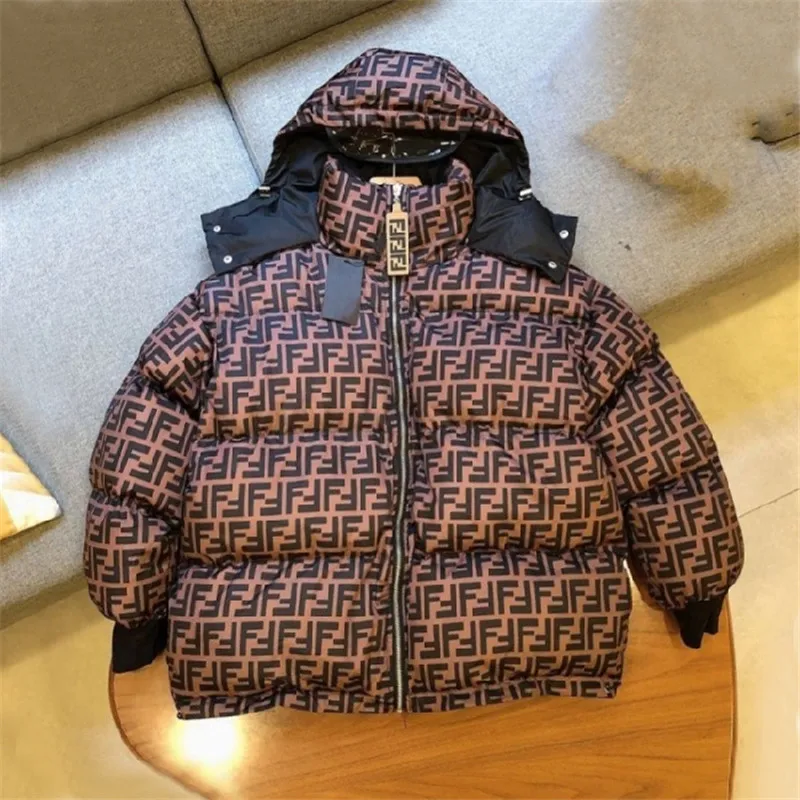 2019 Winter Popular Logos Coat Fouble F Reversible Down Cotton