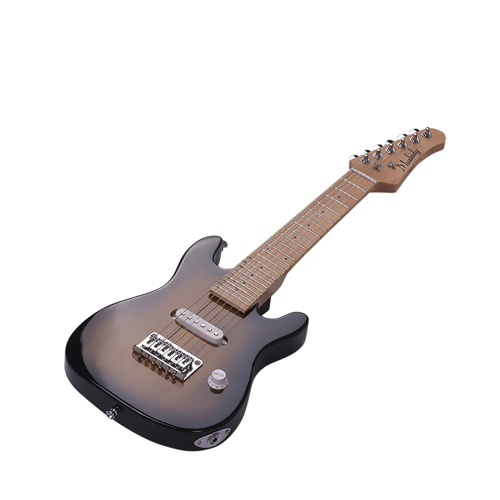 Compra Caliente Nuevo Muslady 28 Pulgadas De Niños De Los Niños De La  Guitarra Eléctrica Del Kit De Arce Cuello Paulownia Cuerpo Con Mini  Amplificador De Guitarra De Correa Del Bolso Escoja