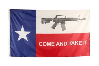 3x5 fts vêm e pegue a bandeira do Texas Wholesale Factory Preço 90x150cm