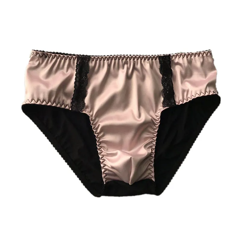 Underpants Sexy Nylon Underwear For Men Softy With Penis Pouch