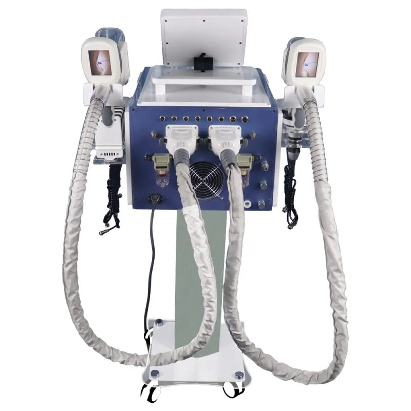 المهنية Cryolipolysis الدهون تجميد التخسيس العلاج بالتبريد آلة فقدان الوزن الجسم مع اثنين من مقابض cryo و 40k التجويف