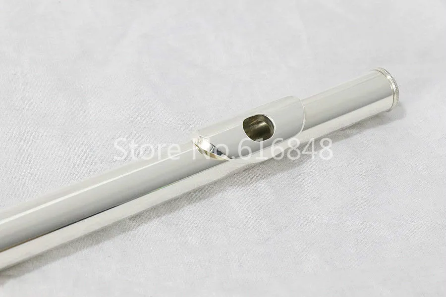 Pearl PF-525 E C Tune Cupronickel Silver Plated Flute 16 Holes Closed High Quality Flute New Musical Instrument Free Shipping