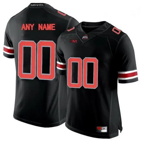 Custom Mens Ohio State Buckeyes College Football Limited White Red