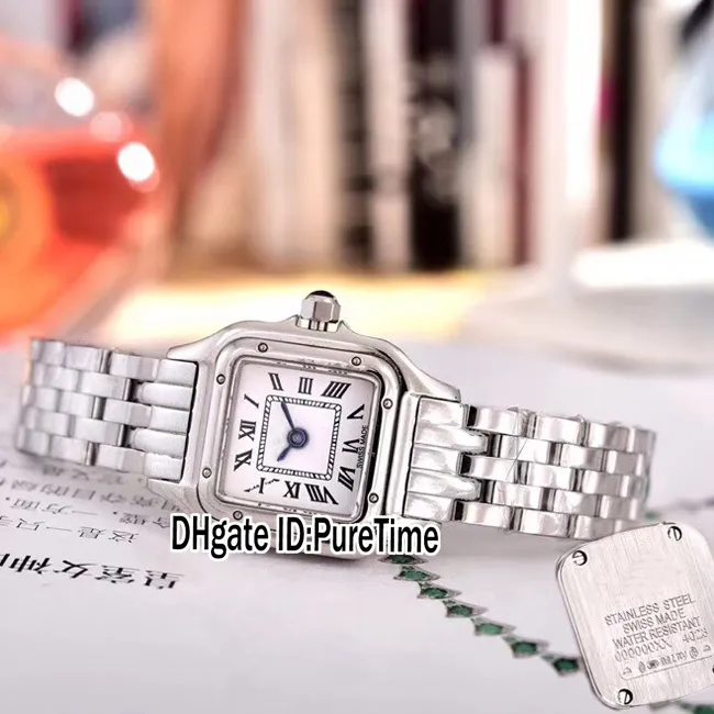 Novo WGPN0007 WGPN0006 Rose Gold 27mm / 22mm Dial Branco Roma Mark Swiss Quartz Womens Womens Watch Senhoras Relógios de Aço Inoxidável para Puretime B25D4