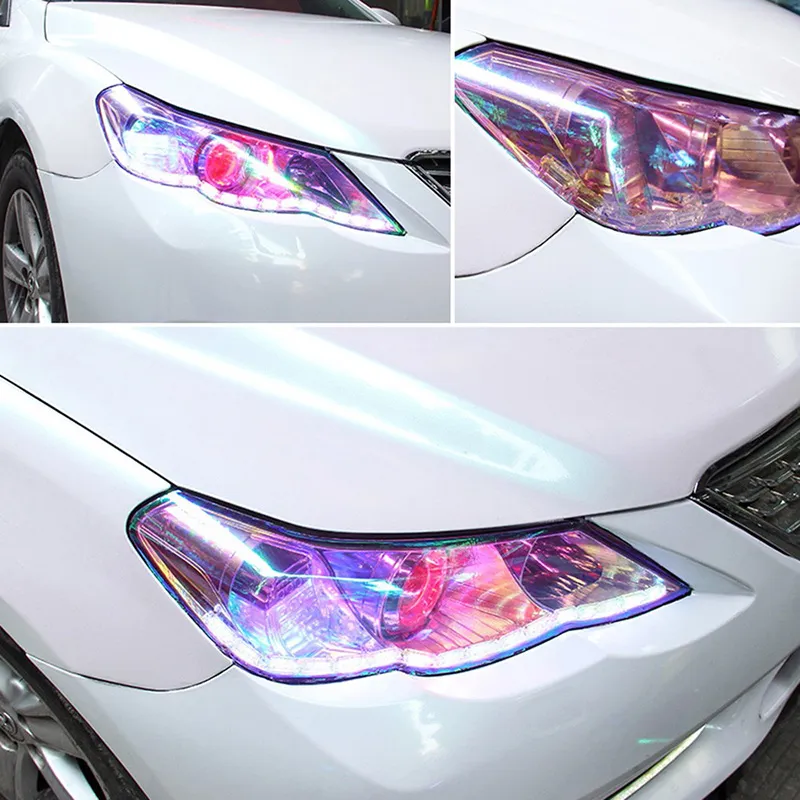 Hohe Qualität Auto Lampe Aufkleber Auto Styling Maßgeschneiderte Auto Scheinwerfer  Rücklicht Nebel Licht Film Vinyl Tönung Licht Film 12 Farben Von 0,57 €