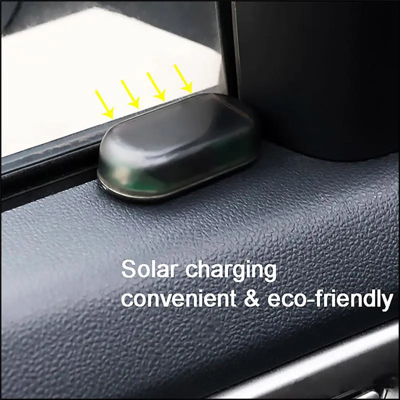 Car LED Alarm Light Imitation Fake Solar Power Security System