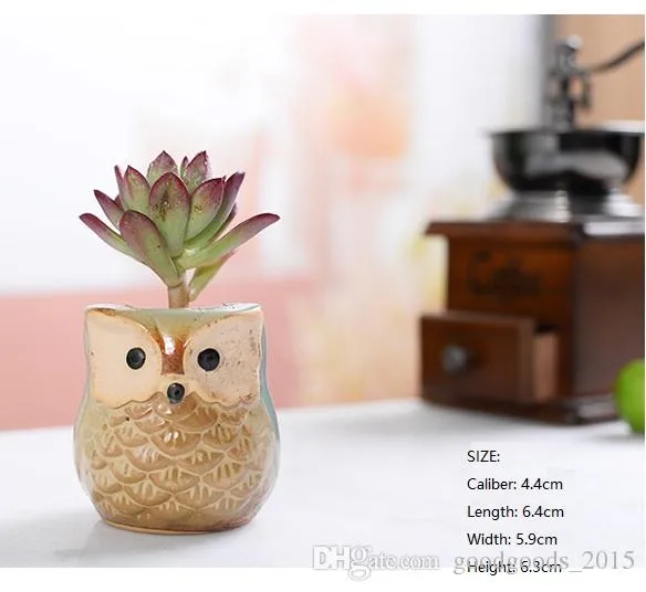 Vasetto In Ceramica A Forma Di Cane - Portafiorellini Per Pi Grasse E Cactus - Decorazione Scrivania