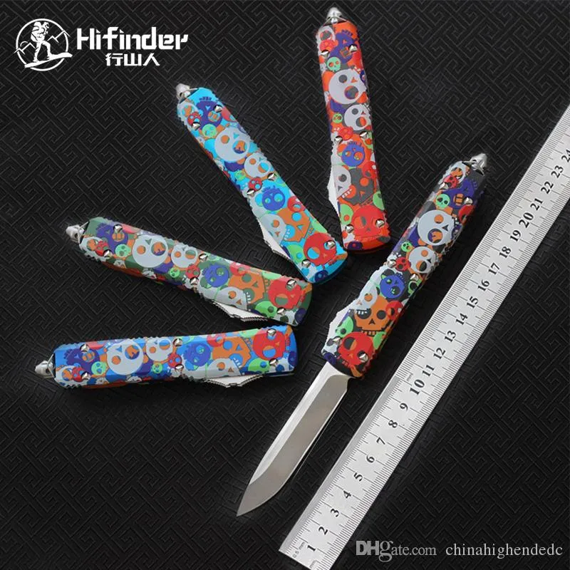 high quality Hifinder blade:D2(satin) handle:Aluminum(CNC 3d) camping survival outdoor EDC hunt Tactical tool dinner kitchen knife