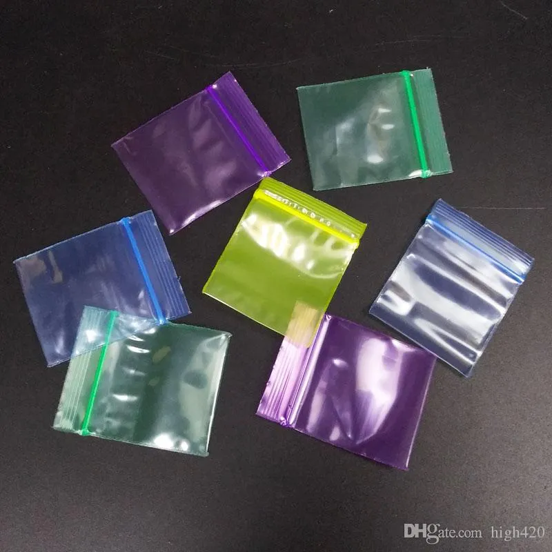 100pcs Mini Zip lock Bags Plastic Packaging Bags Small Plastic Zipper Bag  Ziplock Bag Ziplock Pill Packaging Pouches More Size