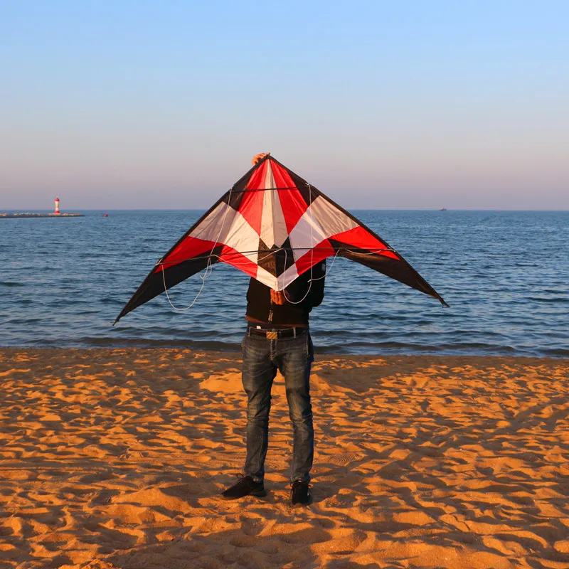 Frete grátis delta pipas voando brinquedos para crianças kites linha