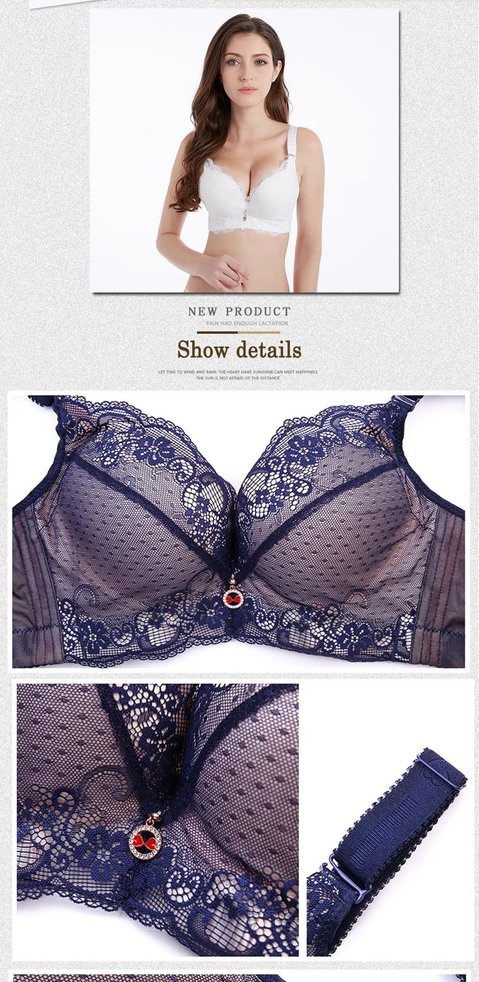 Sexy Push Up Padded Bras For Women Lace Plus Size Bra Add Two Cup Underwire  Brassiere A B C Cup #75B 110C232S From Eqzhi, $24.54