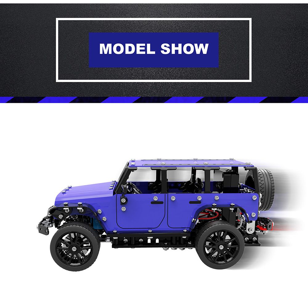 SW RC 004 2WD 1/16 RC Coche De Acero Modelo Para La Diversión RC Jeep 2