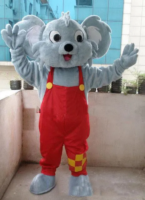 Ny professionell koala björn maskot kostym fancy dress vuxen storlek ny ankomst gratis frakt
