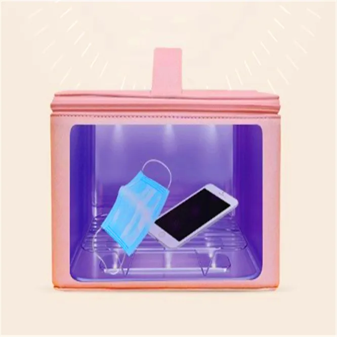 USB led uvc lighting disinfectant bag portable multi-functional rapid disinfection package mask mobile disinfector DHL free delivery