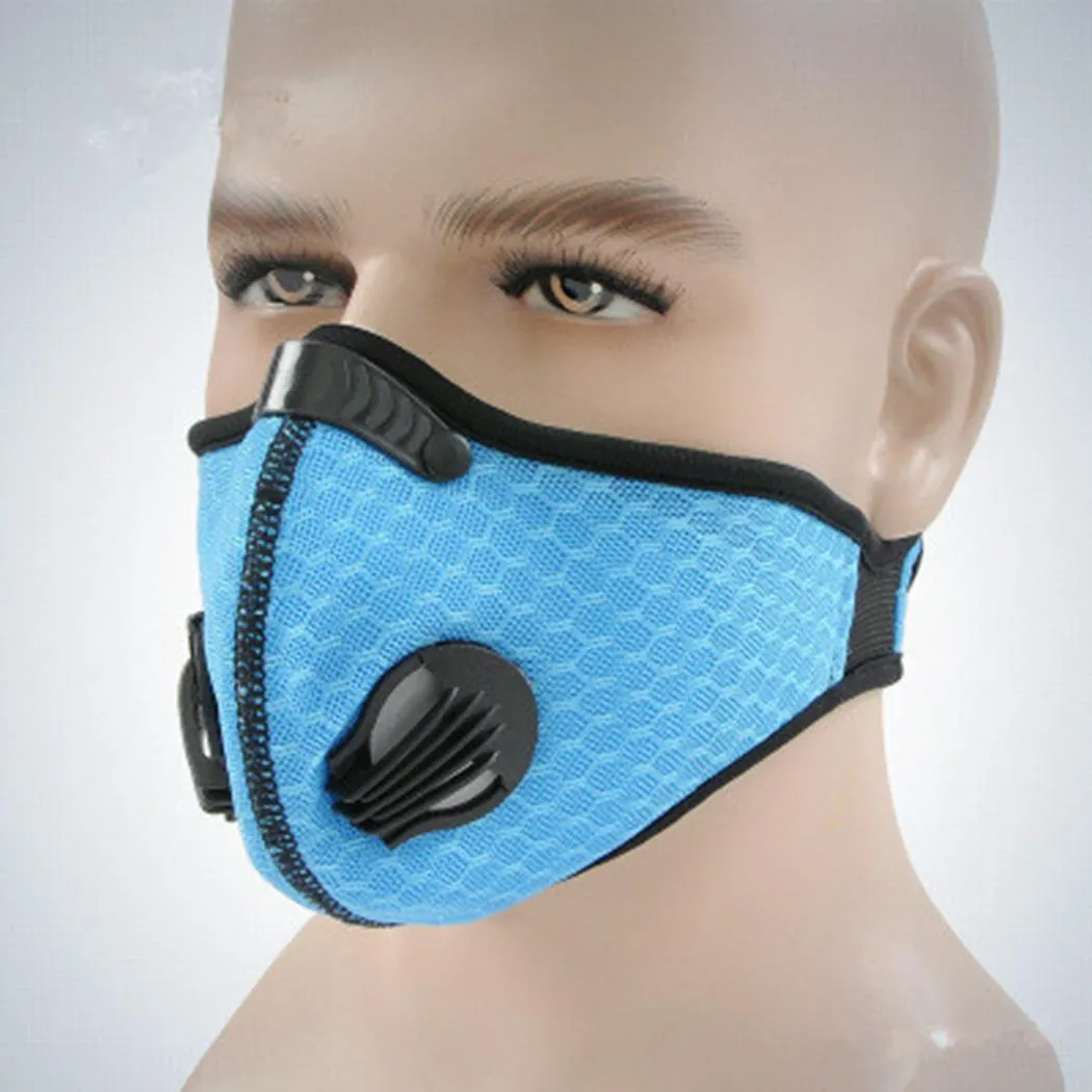 Vinter Andas Mesh Cykelmask Damm Smog Vindskyddad Protective Bike MTB Cykling Halv ansiktsmask