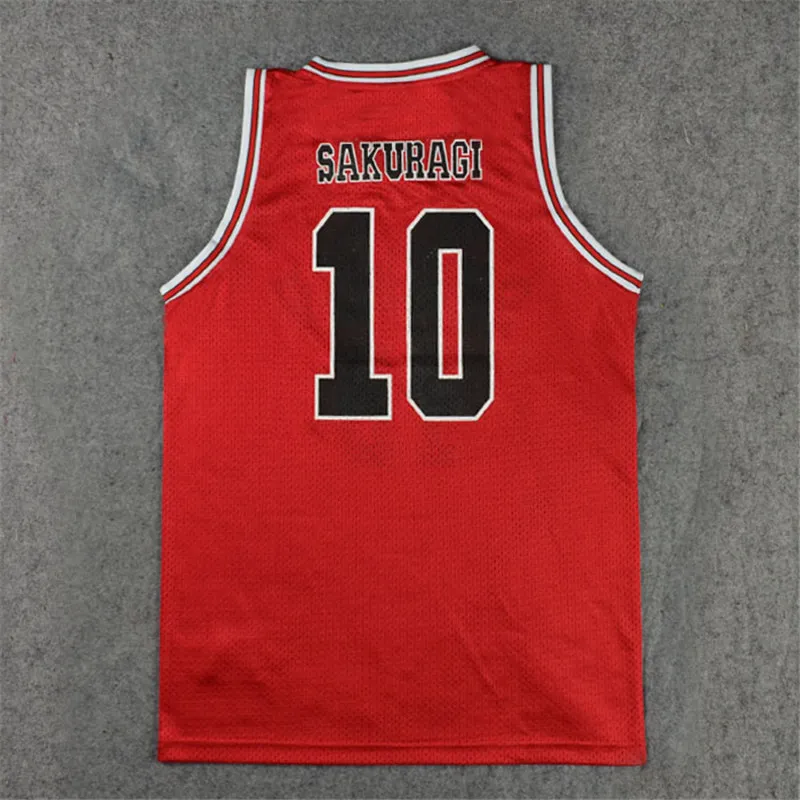 Anime Sakuragi Hanamichi Cosplay Slam Dunk Jersey Shohoku School