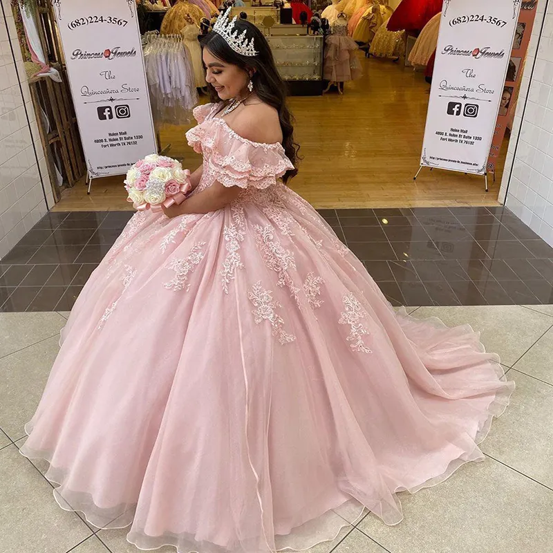 pink quinceanera dress