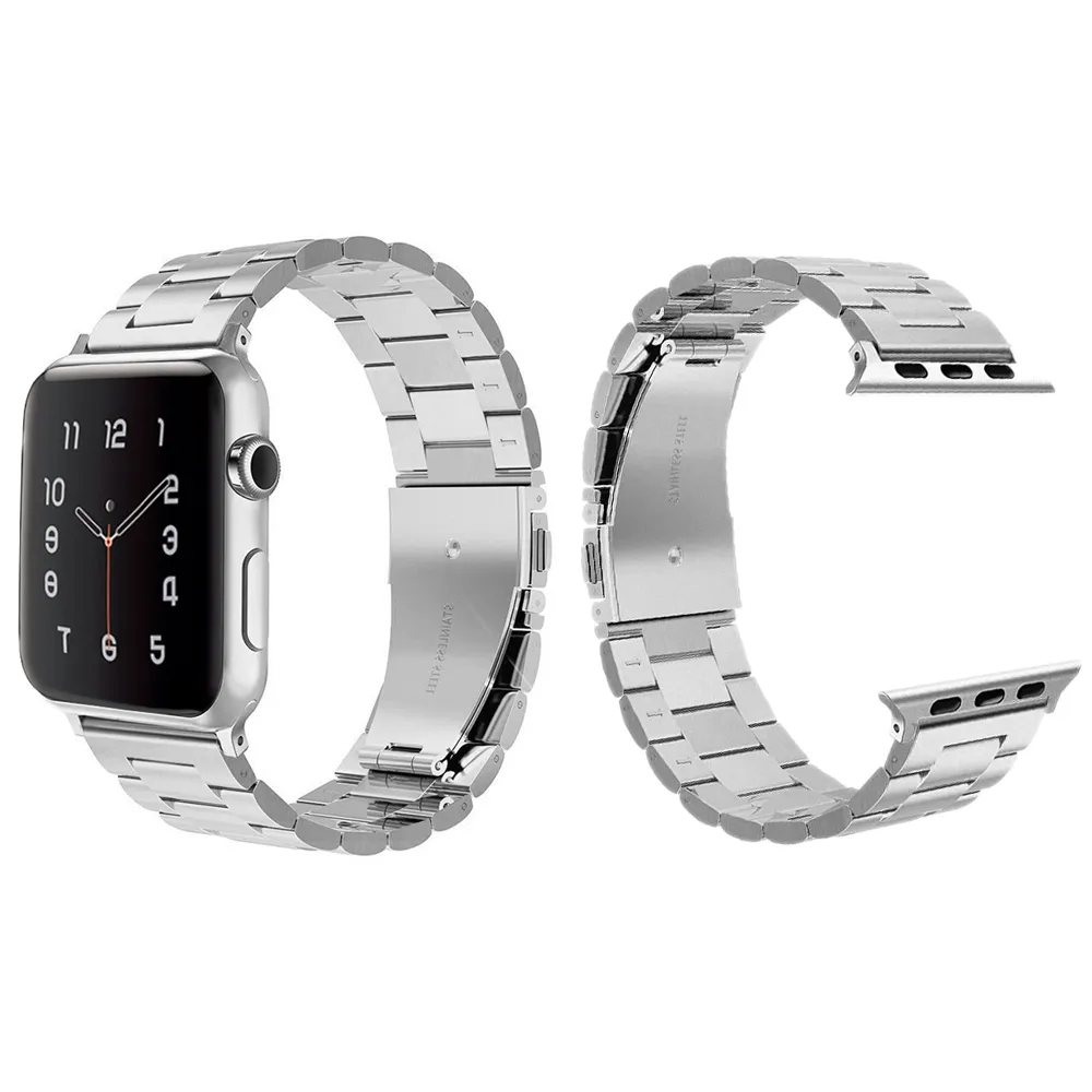 Apple Watch Edelstahlgurt Silber Schwarz Rosegold Fits Series 1 8 SE Unisex Metal Link Armband Bandzubehor Von 3 78 DHgate