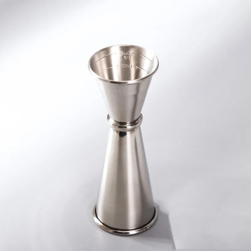 Jigger Per Cocktail In Acciaio Inossidabile 1oz/2oz - Misurino Da Bar A Forma Di Campana, Argento, Per Barman Professionisti E Hobby - 2