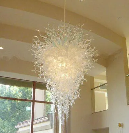 Paradise Castle Art Clear Transparent Chandeliers Lamps Modern Large Lamp LED Murano Glass Chandelier Light Fixture