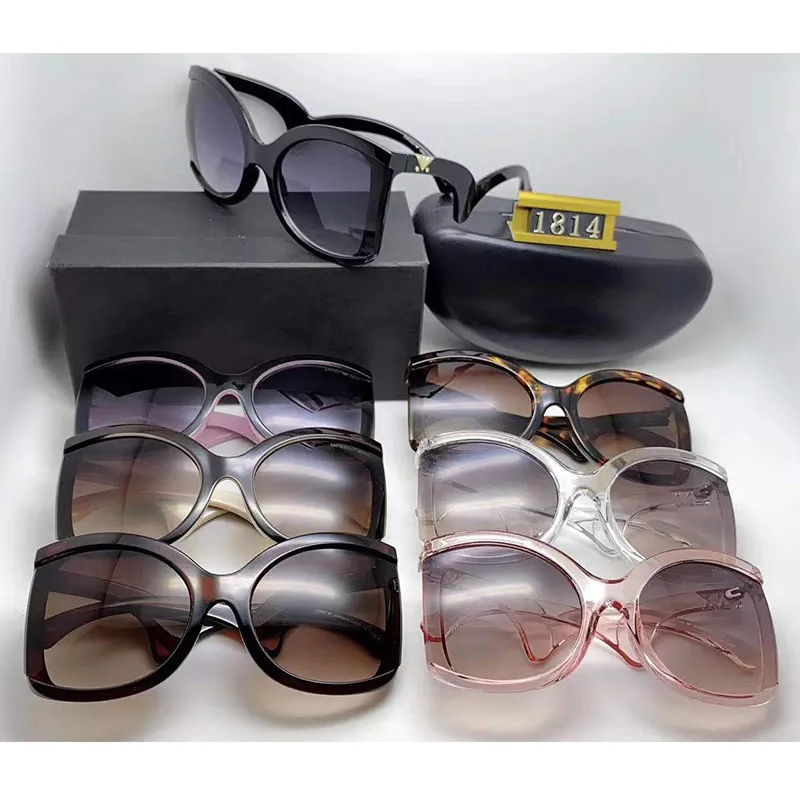 2020 NEW Designer Sunglasses Luxury Fashion Brand for Woman Glasses Driving UV Adumbral with Box and Logo High quality Hot Sunglasses 1814