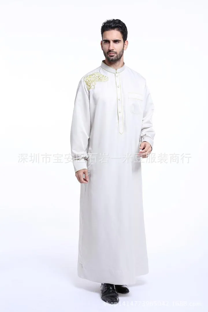 Mens Arabic Islamic Abayas Dress Middle Eastern Style Kaftan Arab Robe From  Geymf, $35.78