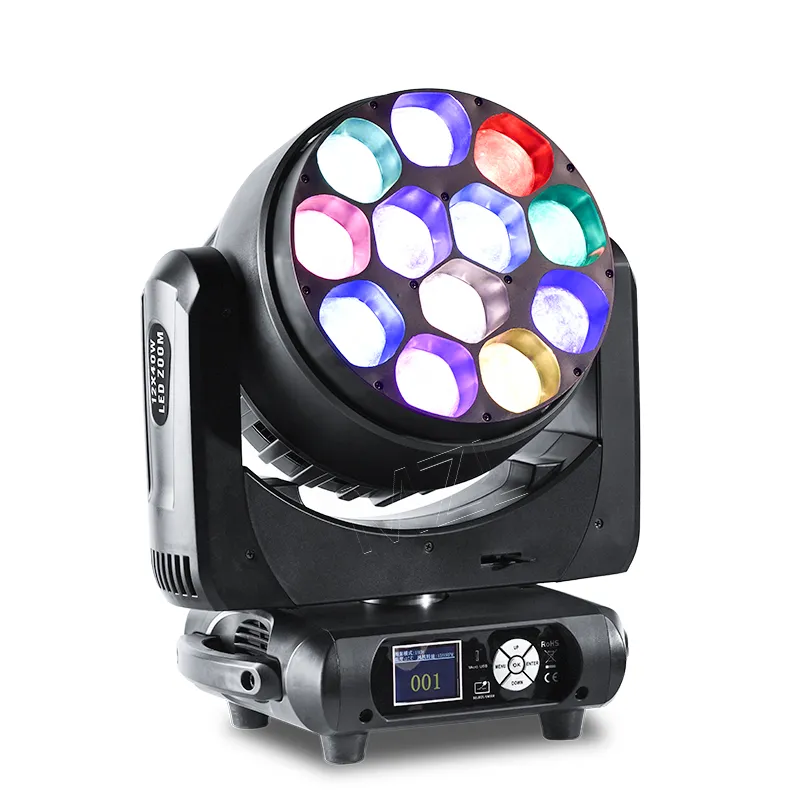 DHgate.com:Professional 40W RGBW 4in1 LED Moving Head Wash Lights for ...