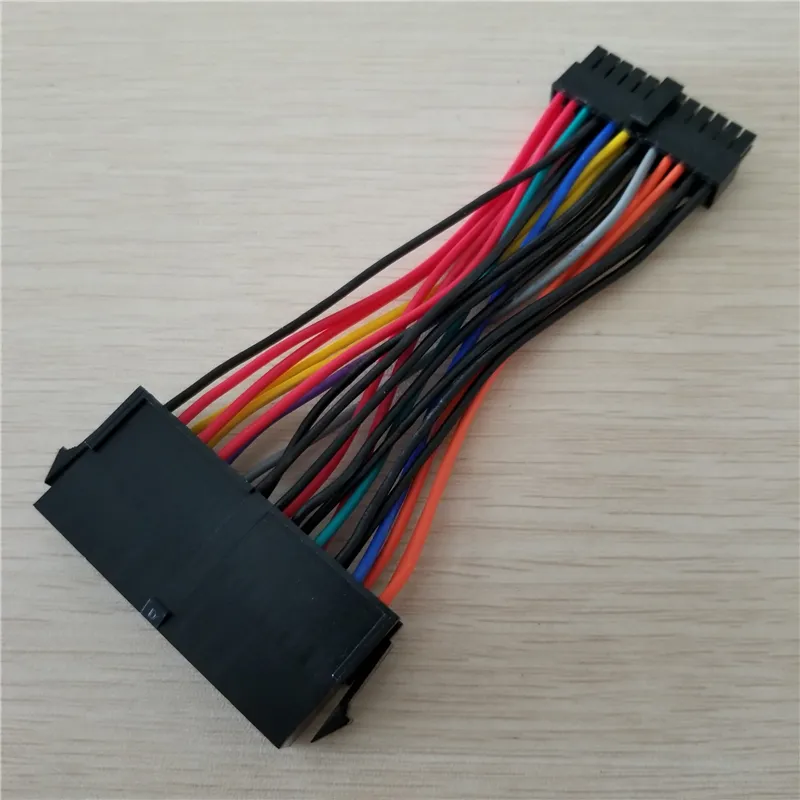 ATX PSU Standard 24PIN Samica do Mini 24P Mężczyzna wewnętrzny zasilacz Kabel konwertera do Dell 780 980 760 960 PC