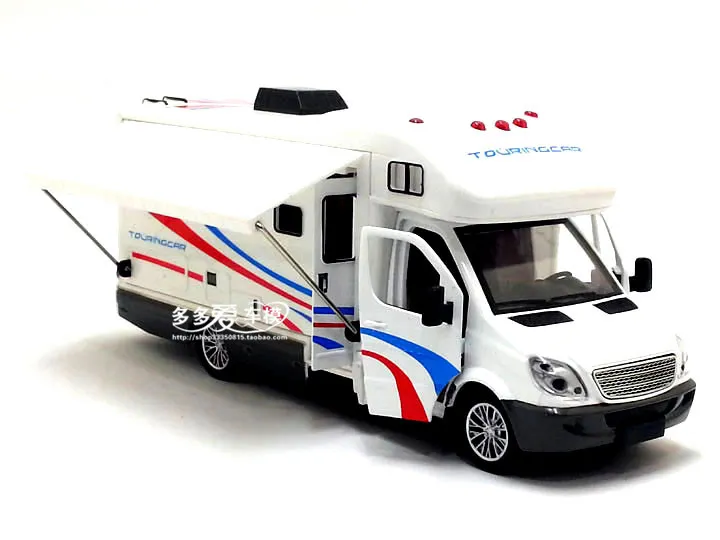 1:32 Modèle de voiture de camping-car de luxe véhicule jouet moulé