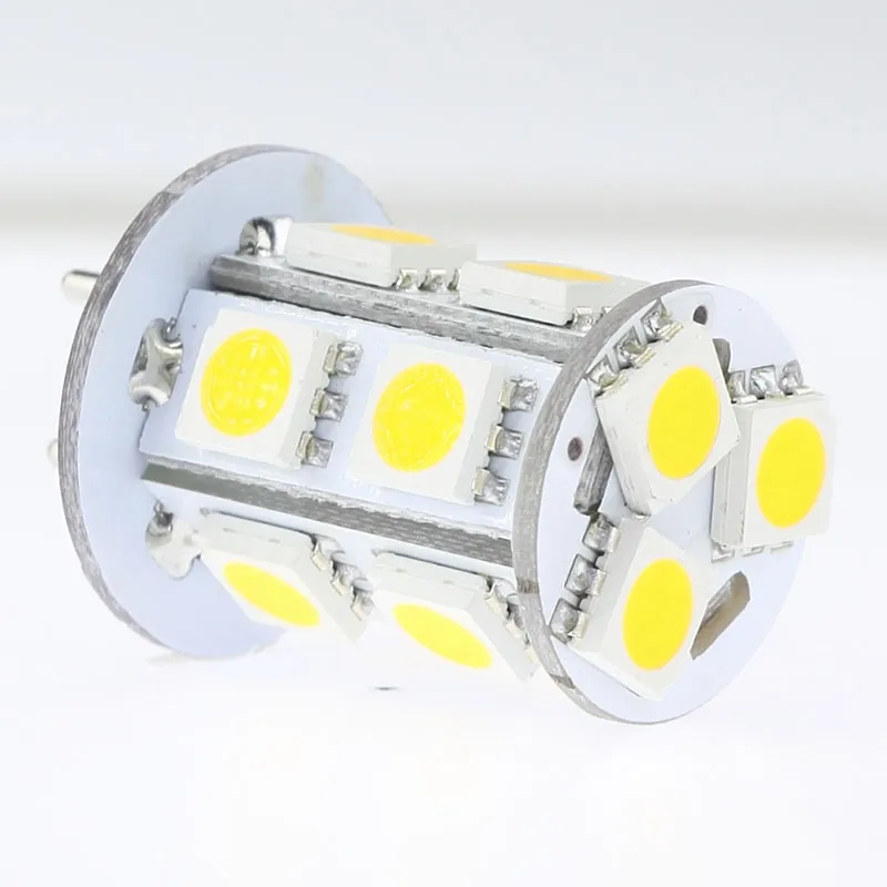 LED GY6.35 G6.35 Oświetlenie żarówki 13LED 5050SMD Lampa 12VAC / 12VDC / 24VDC 2.5W łódź Lights T4 JC typu 30W Halogen Wymiana BI-PIN BASE Żarówka