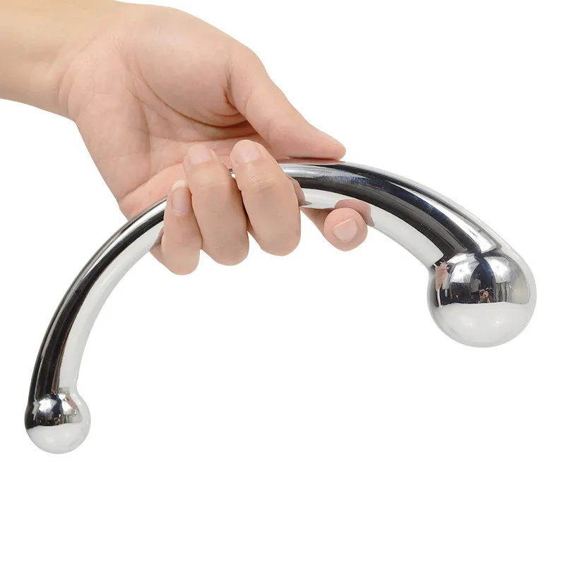 Masseur Anal En Acier Inoxydable - G-spot Et Prostate - Jouet Adulte Non Marqué