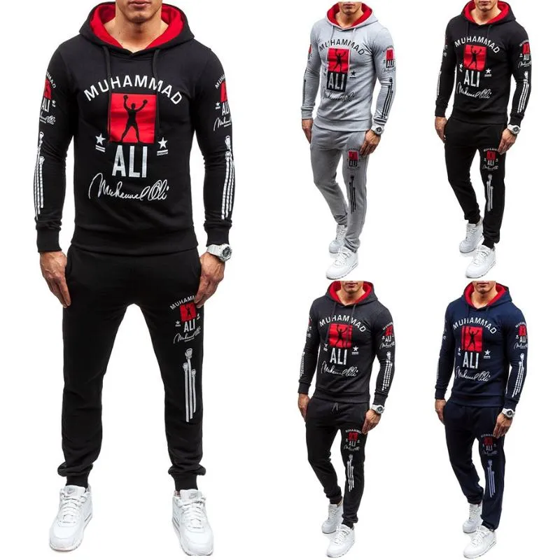 Zogaa 2018 Spring Men Track Suits Leisure Sportswear Man Man Solid Tracksuits العلامة التجارية البيضاء السوداء اللياقة