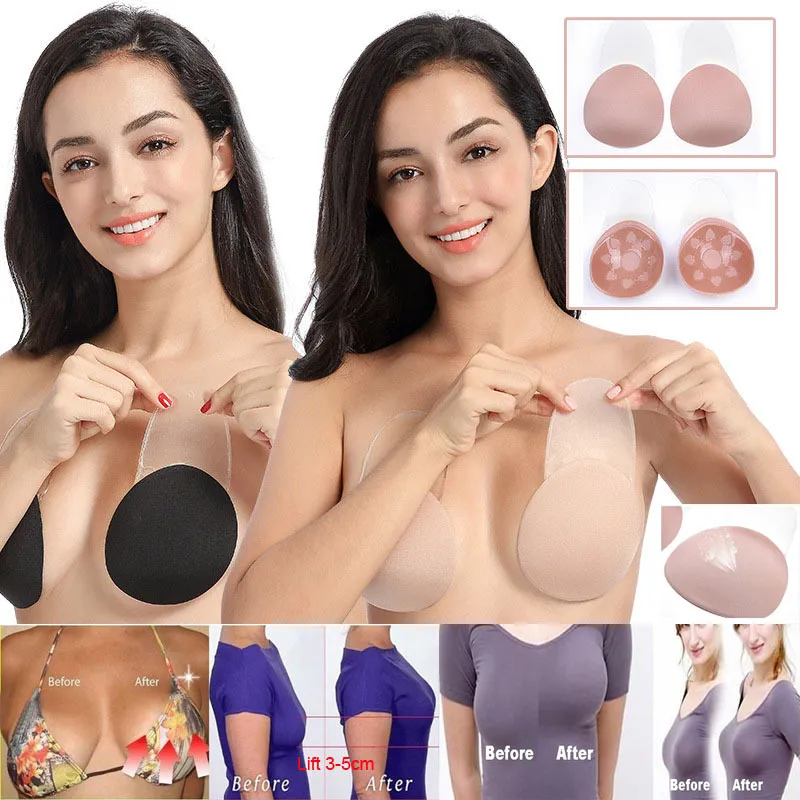 Sexy Silicone Push Up Bra For Women Self Adhesive, Strapless