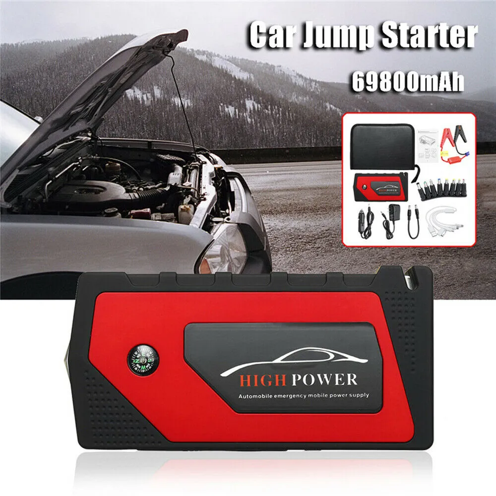 Car emergency starter power supply 12v large capacity mobile charging 