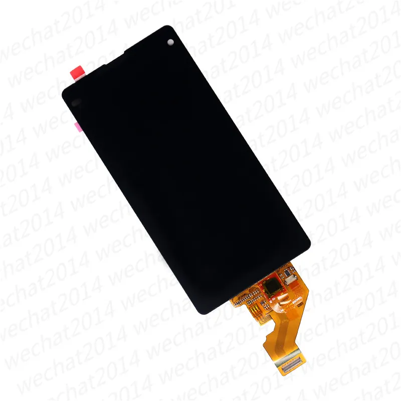 30st LCD-skärm Touch Screen Digitizer Assembly Reservdelar till Sony Z1 Compact Z1 mini D5503 M51W Gratis DHL