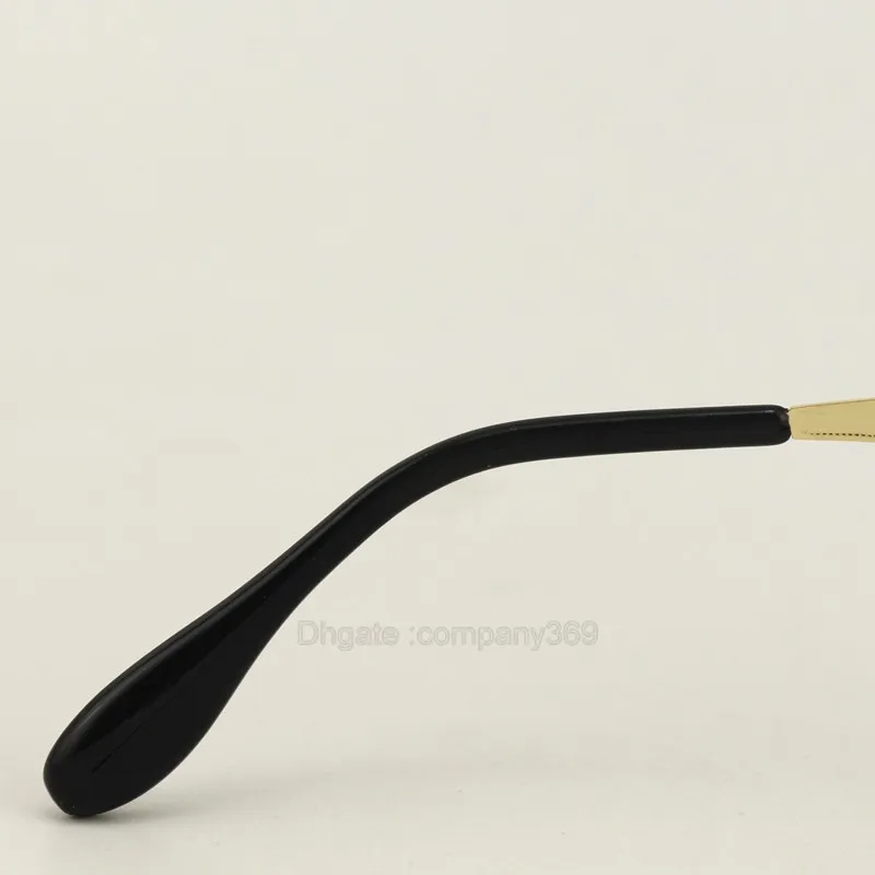 Groothandel- Topkwaliteit Zonnebril voor Damesmode Vassl Merk Designer Gold Metal Frame Rood Kleurrijke Zonnebril Eyewear Comes Brown Doos
