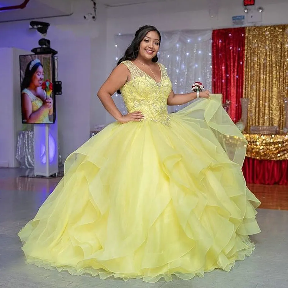 plus size yellow dresses