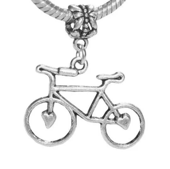Tijger stoel kat hart charms fiets zeemeermin saxofoon seahorse shell toren fiets charms hanger vintage zilveren gemengde patroon sieraden cadeau